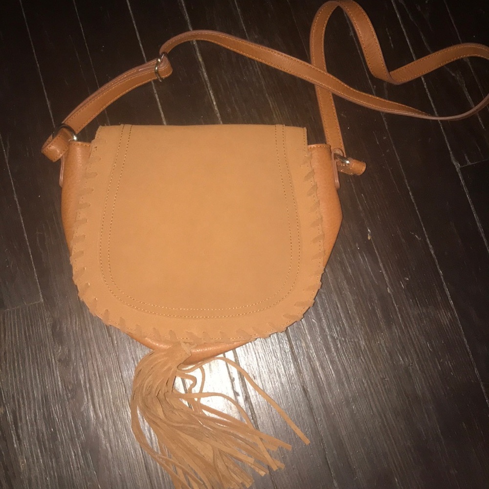 Brown Purse with Shoulder Strap